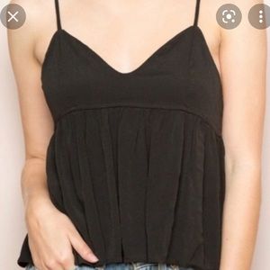 Black brandy tank top